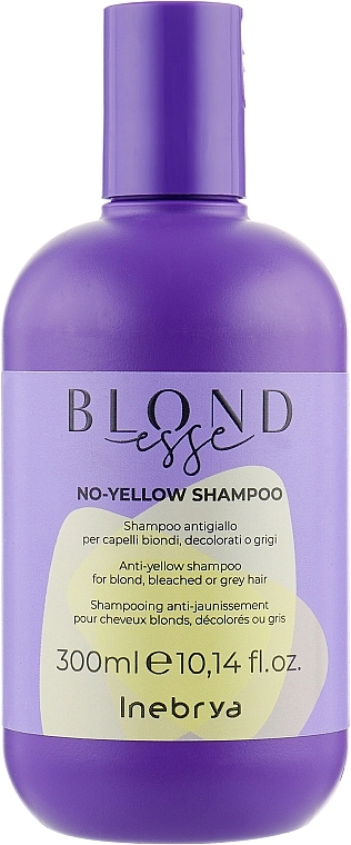 Inebrya Шампунь для осветленных или седых волос Blondesse No-Yellow Shampoo - фото N1