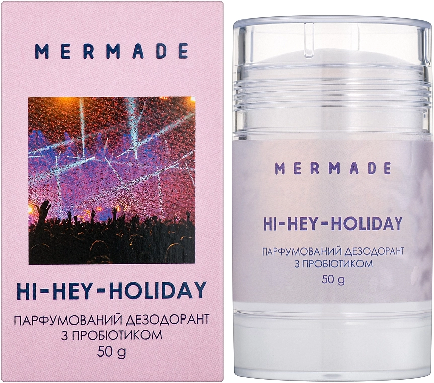 Mermade Hi-Hey-Holiday Парфумований дезодорант з пробіотиком - фото N4