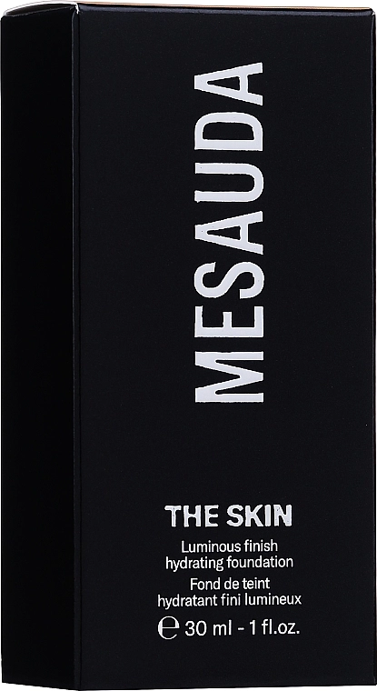 Mesauda Milano The Skin Luminous Finish Hydrating Foundation Увлажняющая жидкая основа - фото N1