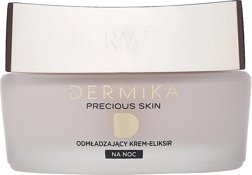 Dermika Омолаживающий ночной крем-эликсир для лица Precious Skin Rejuvenating Night Cream-Elixir - фото N2