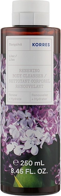 Korres Відновлювальний гель для душу "Бузок" Lilac Renewing Body Cleanser - фото N1