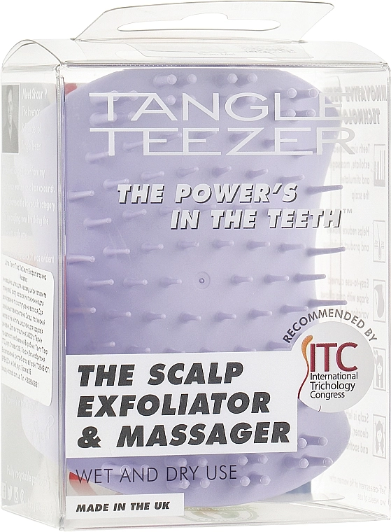 Tangle Teezer Щітка для масажу голови The Scalp Exfoliator & Massager Lavender Lite - фото N4