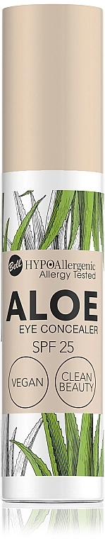 Bell Hypo Allergenic Aloe Eye Concealer SPF25 Консилер під очі з захистом SPF25 - фото N2