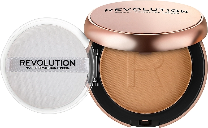 Makeup Revolution Conceal & Define Satin Matte Powder Foundation Пудра для обличчя - фото N1