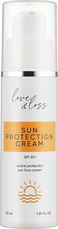 Love&Loss Солнцезащитный крем для лица Sun Protection Cream SPF 50 - фото N2