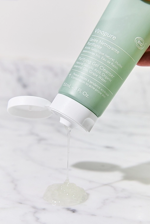 Caudalie Очищувальний гель для комбінованої й жирної шкіри Vinopure Purifyng Gel Cleanser - фото N3