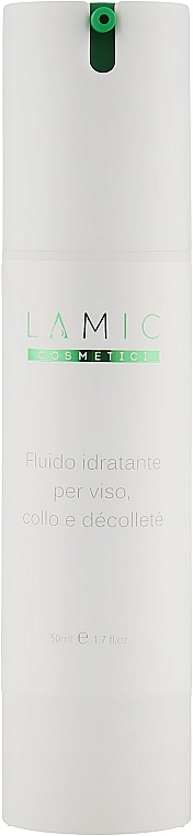 Lamic Cosmetici Флюїд зволожувальний для обличчя, шиї й декольте Fluido Idratante Per Viso - фото N1