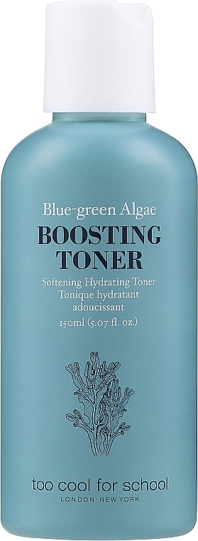 Too Cool For School Освежающий тонер для лица Blue-Green Algae Boosting Toner - фото N1