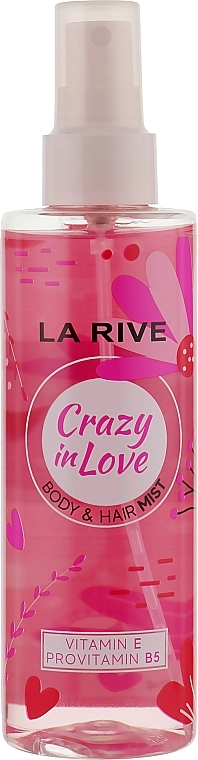 La Rive Парфюмированный спрей для волос и тела "Crazy in Love" Body & Hair Mist - фото N1