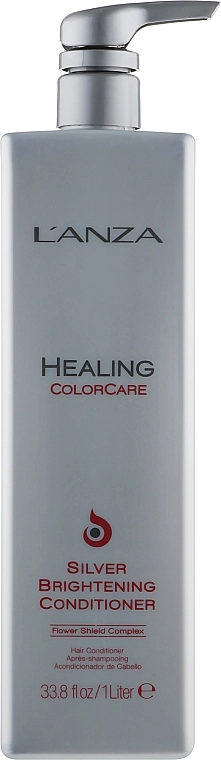 L'anza Кондиционер для устранения желтизны Healing ColorCare Silver Brightening Conditioner - фото N1