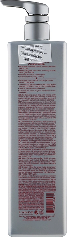 L'anza Кондиціонер для усунення жовтизни Healing ColorCare Silver Brightening Conditioner - фото N2
