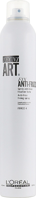 L'Oreal Professionnel Лак для волос сильной фиксации с антистатическим эффектом Tecni.Art Fix Anti-Frizz Force 4 - фото N1