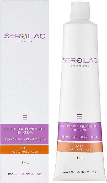 Sergilac Перманентная крем-краска для волос The Color With Hyaluronic Acid - фото N1