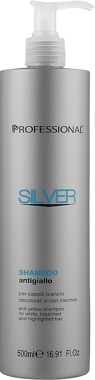 Professional Шампунь з антижовтим ефектом Silver Shampoo - фото N1
