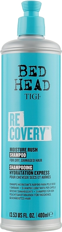 TIGI Шампунь для сухих и поврежденных волос Bed Head Recovery Shampoo Moisture Rush - фото N2