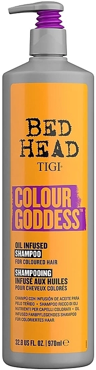 TIGI Шампунь для окрашенных волос Bed Head Colour Goddess Shampoo For Coloured Hair - фото N3