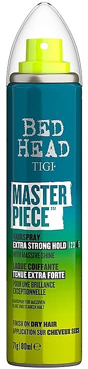 TIGI Лак для волос с блеском Bed Head Masterpiece Hairspray Extra Strong Hold Level 4 - фото N2