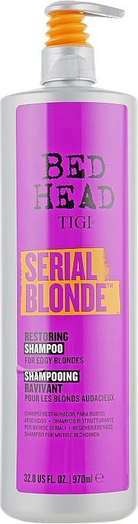 TIGI Шампунь для блондинок Bed Head Serial Blonde Shampoo - фото N3