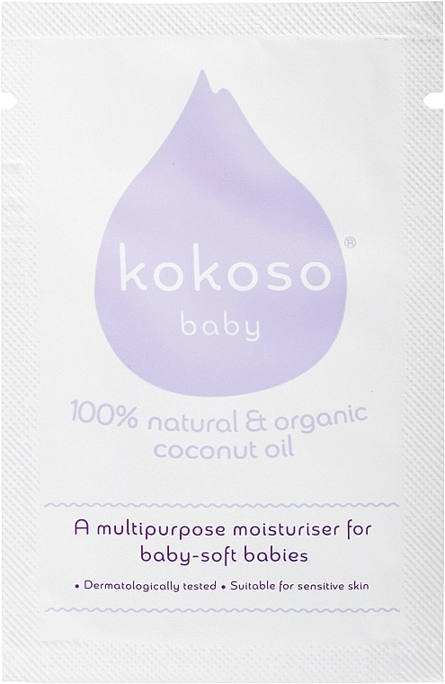 Kokoso Baby Дитяча кокосова олія Skincare Coconut Oil (пробник) - фото N1