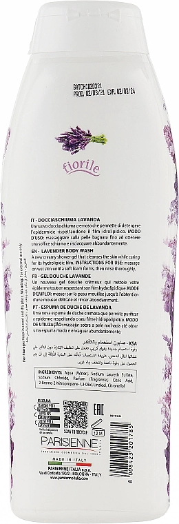 Parisienne Italia Гель для душу "Лаванда" Fiorile Body Wash Lavender - фото N2