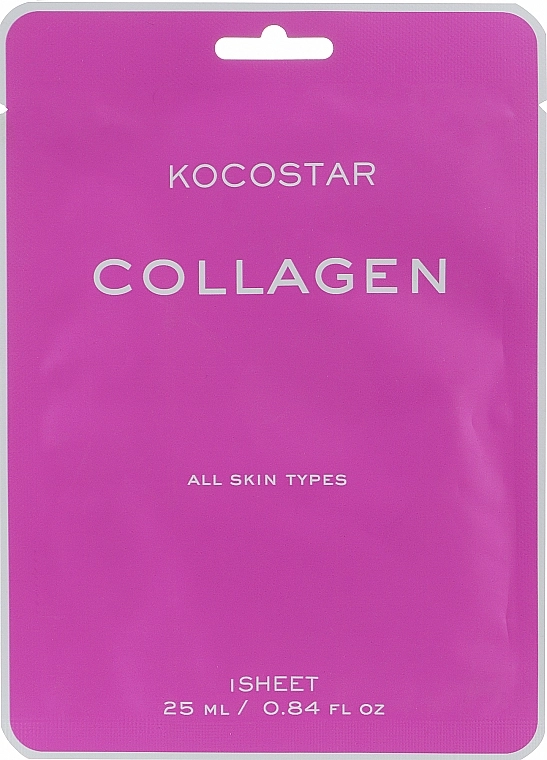 Kocostar Антивікова маска з колагеном для еластичності й пружності шкіри Collagen Mask - фото N1