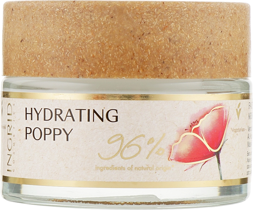 Ingrid Cosmetics Крем увлажняющий для лица с маслом Мака Vegan Hydrating Poppy - фото N1