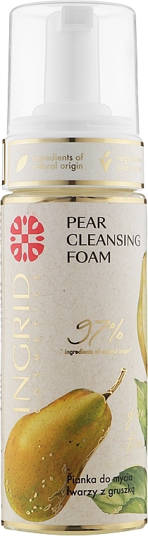 Ingrid Cosmetics Пенка для умывания с грушей Vegan Pear Cleansing Foam - фото N1