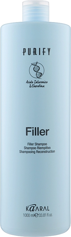 Kaaral Шампунь-филлер для волос с кератином и гиалуроновой кислотой Purify Filler Shampoo - фото N3