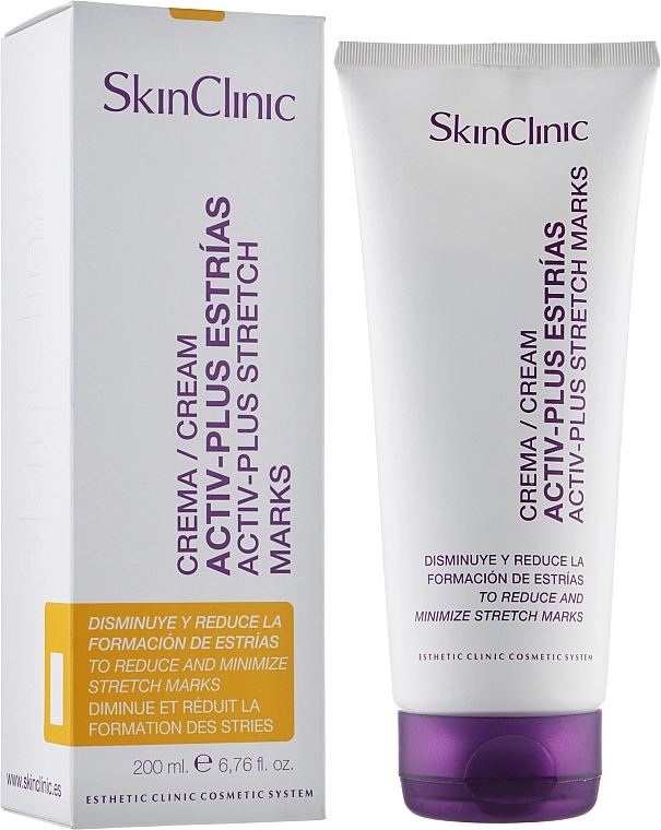 SkinClinic Крем для тіла від розтяжок "Актив-Плюс" Activ-Plus Stretch Marks Cream - фото N2