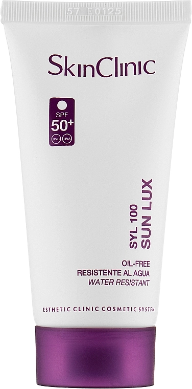 SkinClinic Солнцезащитный крем для тела, водостойкий с SPF50+ Syl 100 Sun Lux Cream - фото N1