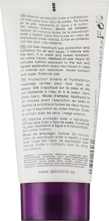 SkinClinic Солнцезащитный крем для тела, водостойкий с SPF50+ Syl 100 Sun Lux Cream - фото N5
