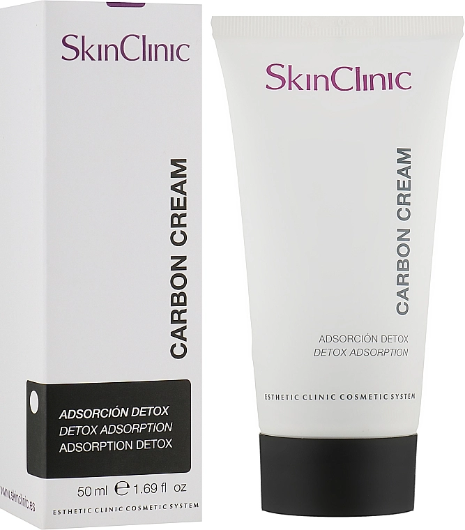 SkinClinic Маска-крем для лица "Карбон" Carbon Cream - фото N2