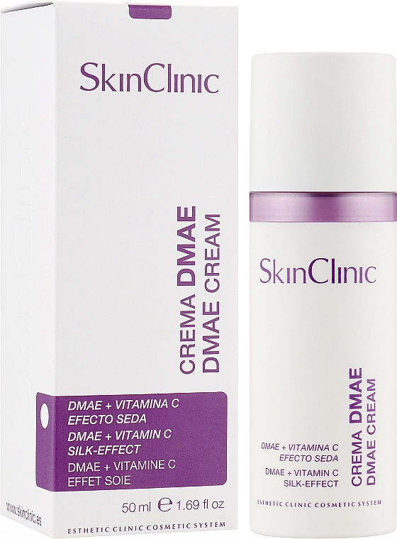 SkinClinic Крем для обличчя "Шовковий ефект" з ДМАЕ Dmae Cream Silk Effect - фото N2