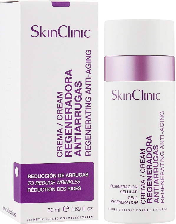 SkinClinic Крем для обличчя антивіковий Regenerating Antiaging Cream - фото N2