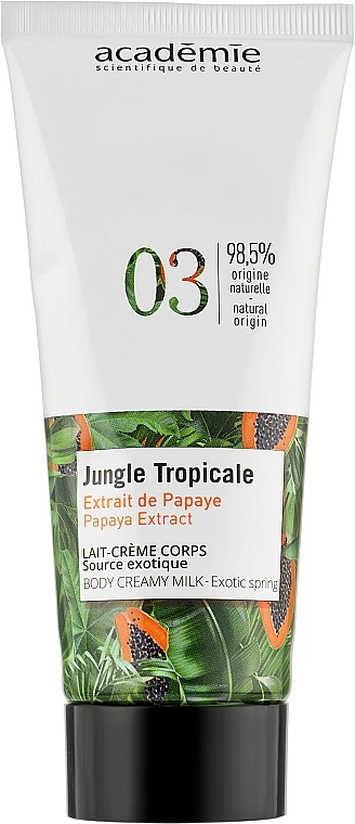 Academie Крем-молочко для тела "Экзотическая весна" Jungle Tropicale Body Creamy Milk Exotic Spring - фото N1