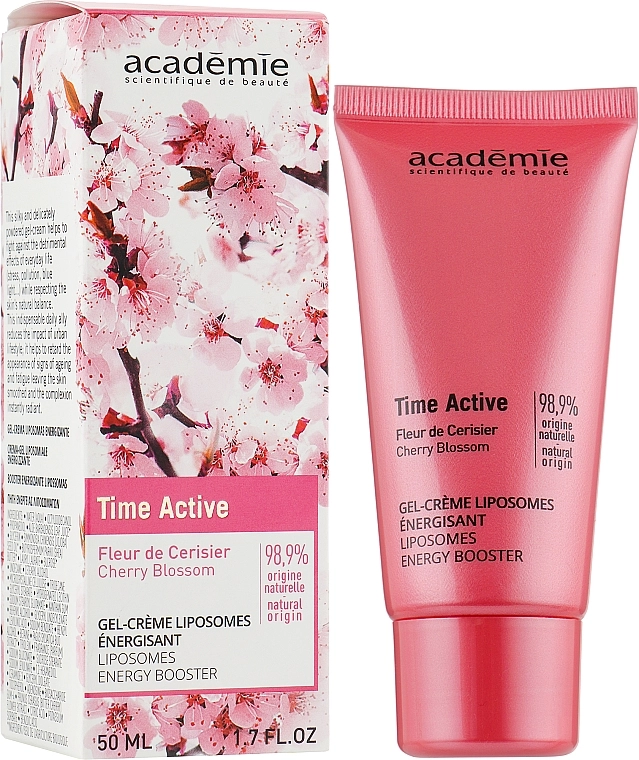 Academie Гель-крем для обличчя Time Active Cherry Blossom Liposomes Energy Booster - фото N2