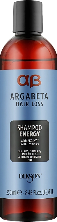 Dikson Шампунь против выпадения и для активизации роста волос Argabeta Hair Loss Shampoo Energy - фото N1