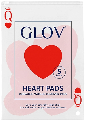 Glov Косметичні диски для зняття макіяжу Heart Pads - фото N1