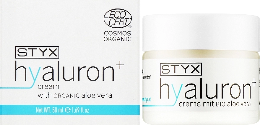 Styx Naturcosmetic Крем для обличчя з гіалуроновою кислотою Hyaluron+ Serum Creme Mit Bio Aloe Vera - фото N2