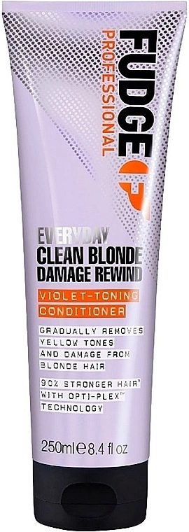 Fudge Щоденний тонувальний кондиціонер для волосся Everyday Clean Blonde Damage Rewind Violet-Toning Conditioner - фото N1