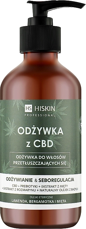 HiSkin Кондиціонер для жирного волосся CBD Conditioner For Oily Hair - фото N1