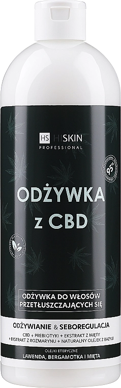 HiSkin Кондиціонер для жирного волосся CBD Conditioner For Oily Hair - фото N2