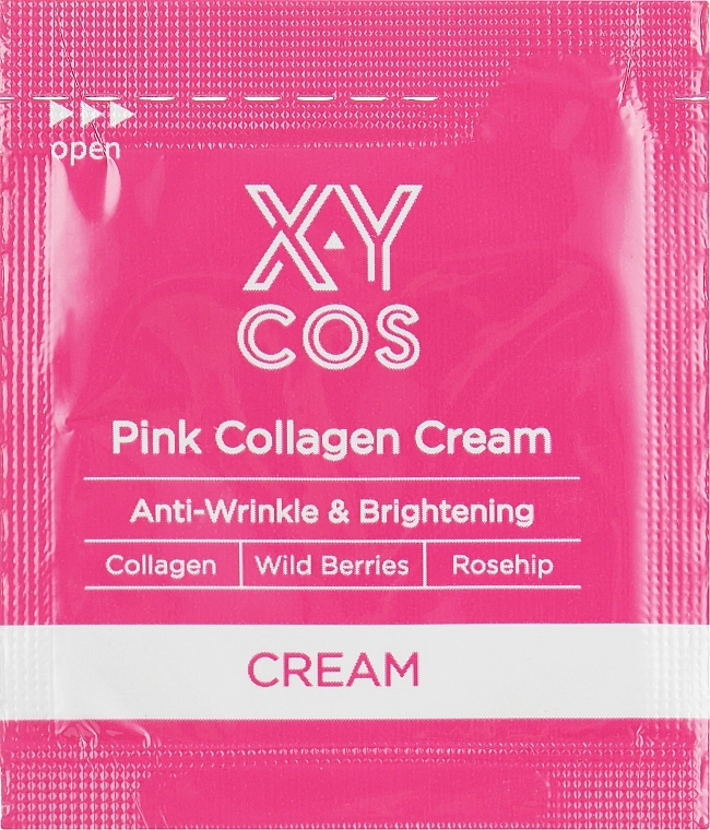 XYCos Увлажняющий крем для лица с коллагеном Pink Collagen Cream (пробник) - фото N1