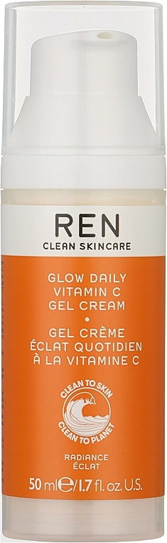 REN Зволожувальний гель-крем для обличчя Clean Skincare Glow Daily Vitamin C Gel Cream - фото N1
