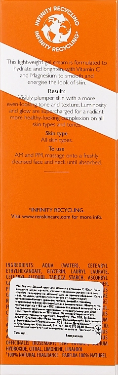 REN Зволожувальний гель-крем для обличчя Clean Skincare Glow Daily Vitamin C Gel Cream - фото N3