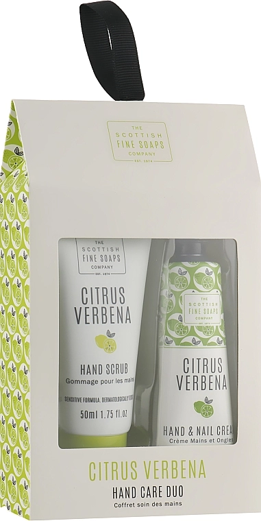 Scottish Fine Soaps Набір Citrus Verbena Hand Care Duo (scr/50ml + cr/30ml) - фото N1