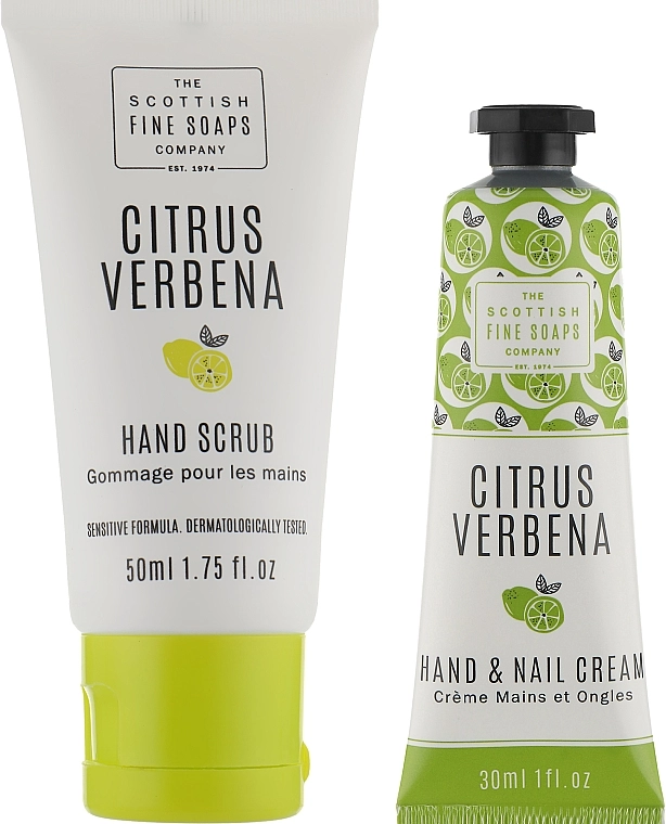 Scottish Fine Soaps Набір Citrus Verbena Hand Care Duo (scr/50ml + cr/30ml) - фото N2