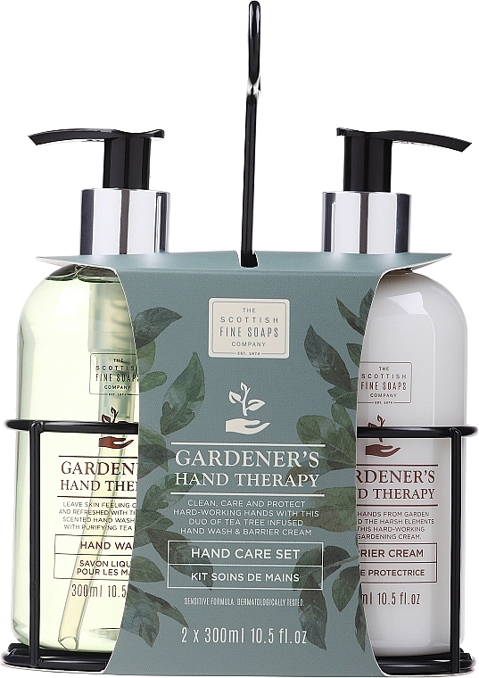 Scottish Fine Soaps Набір Gardeners Therapy Hand Care Set (h/wash/300ml + h/cr/300ml) - фото N1