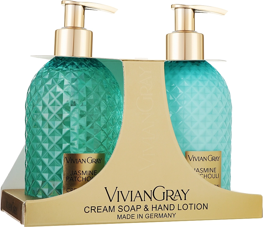 Vivian Gray Набір Vivian Grey Jasmine & Patchoul (cr/soap/300ml + h/lot/300ml) - фото N1