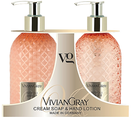 Vivian Gray Набір Vivian Grey Neroli & Amber (cr/soap/300ml + h/lot/300ml) - фото N1